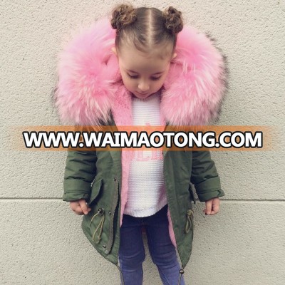 Children Faux Fur Parka Jacket, Kids fur coat, Fur coat customized design