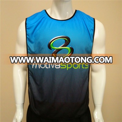 Custom Quality Sublimated Mesh Soccer Training Bibs Wholesale