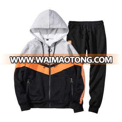 Customized Men sports suit, sweat suit with OEM service