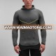 Cotton polyester custom logo cheap fleece pullover hoodies muscle fit men sports running hoodies